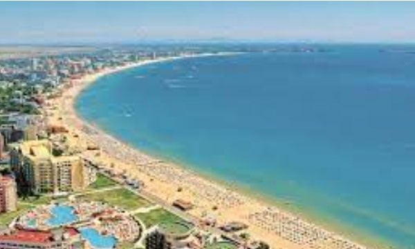 Източната част на Слънчев бряг където се намират повечето хотели